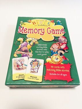 Candle Bible for Toddlers Memory Game 48 Cards Christian Kids Bible Stories 2006